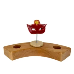 Klein dappertje Masker carnaval steker