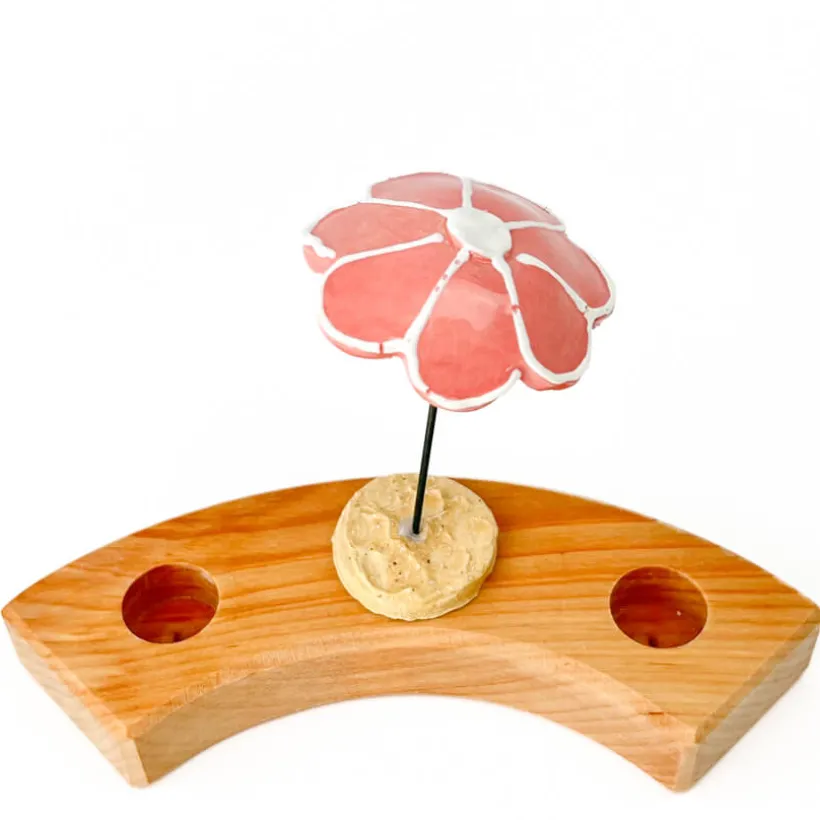 Klein dappertje Parasol steker