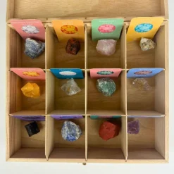 Klein dappertje Premium edelstenen steker set