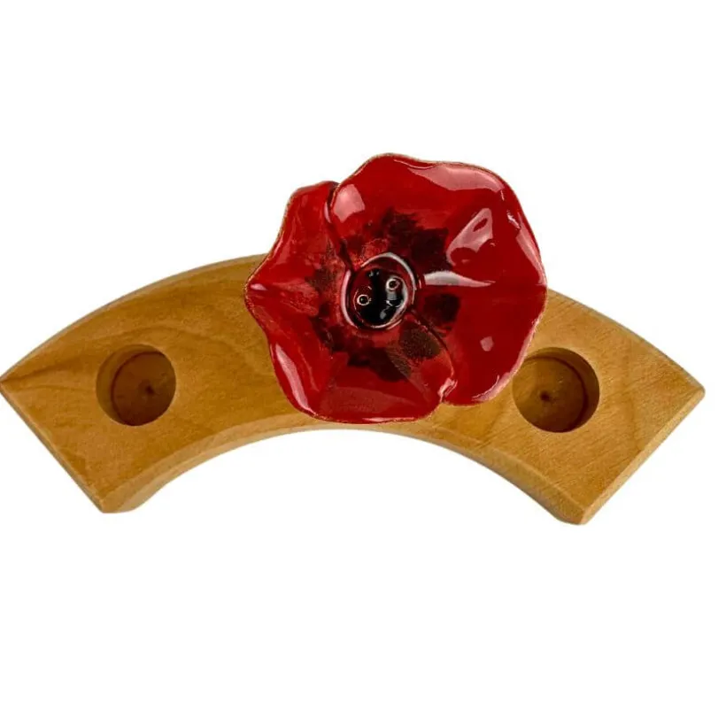 Klein dappertje Rode klaproos steker