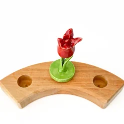 Klein dappertje Rode tulp steker