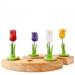 Klein dappertje Rode tulp steker