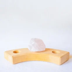 Klein dappertje Rozenkwarts steker | Stier