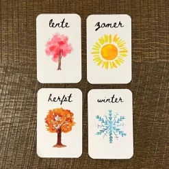 Klein dappertje Seizoenskaartjes (kleur)