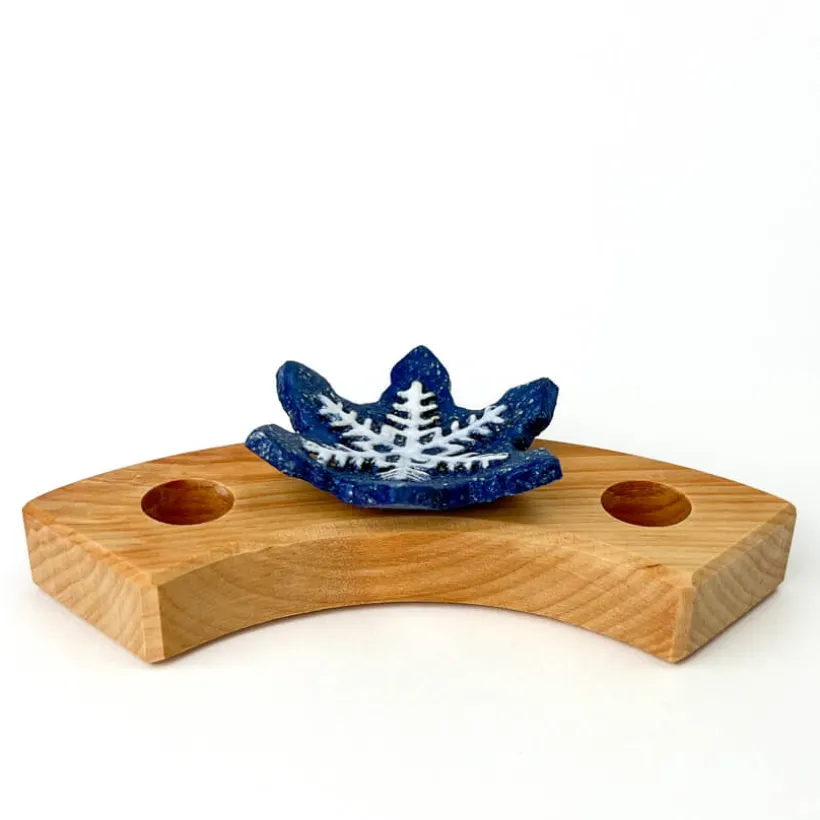 Klein dappertje Sneeuwkristal schaaltje steker