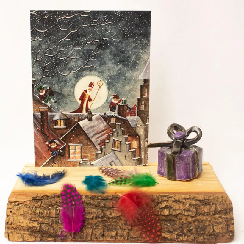 Klein dappertje Stekerhouder plank met kaartgleuf