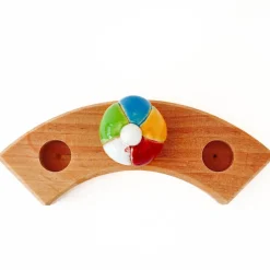 Klein dappertje Strandbal steker