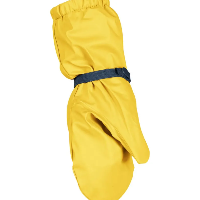 Playshoes Regenhandschoen met fleecevoering geel